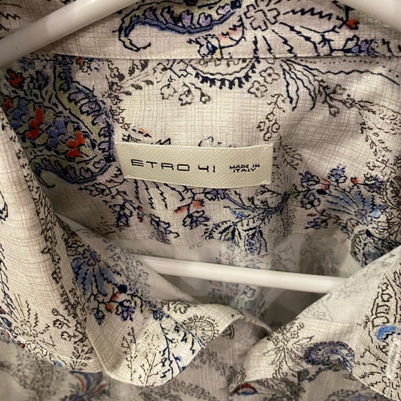 Etro men’s dress shirt size 41 - Picture 2 of 5